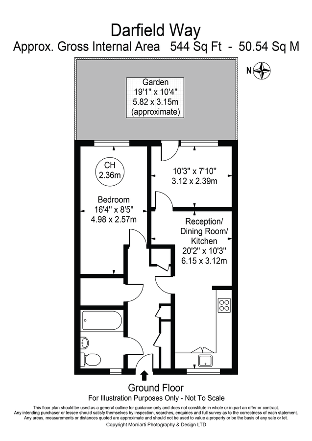 Квартира в Лондоне, Великобритания, 51 м² - фото 10