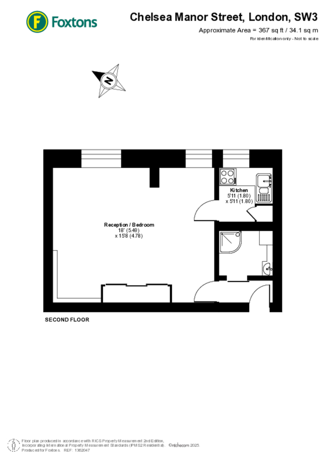 Квартира в Лондоне, Великобритания, 34 м² - фото 10