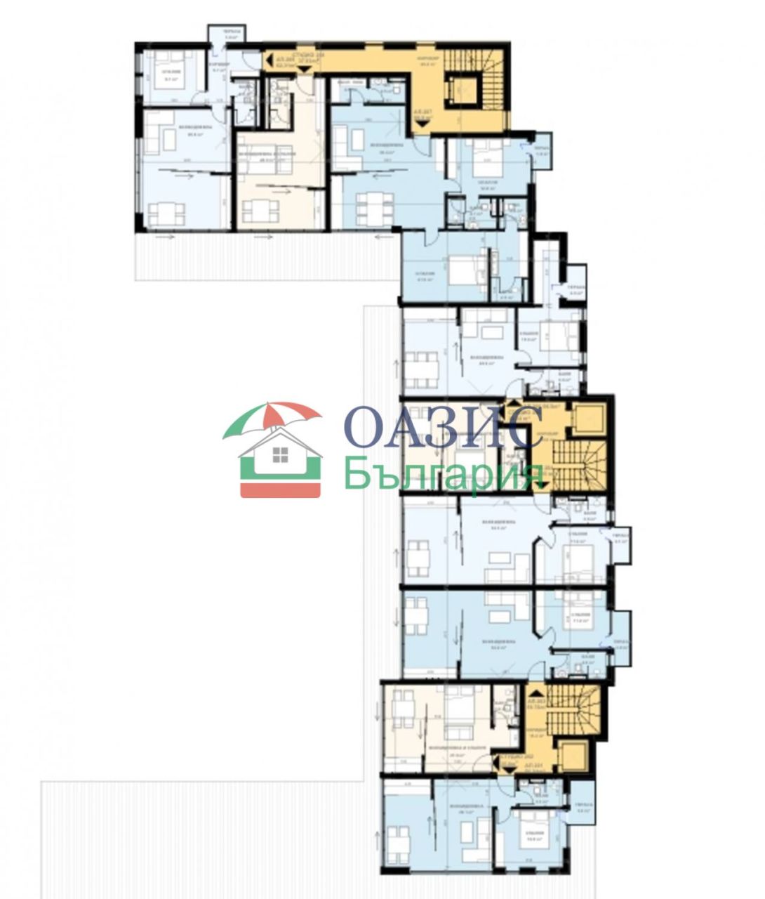 Апартаменты в Святом Власе, Болгария, 41.4 м² - фото 16