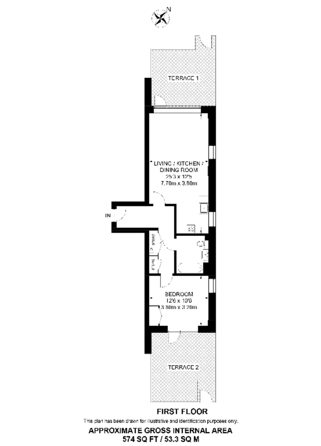 Квартира в Лондоне, Великобритания, 53 м² - фото 10