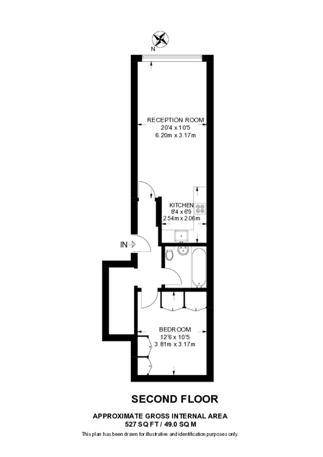 Квартира в Лондоне, Великобритания, 49 м² - фото 12