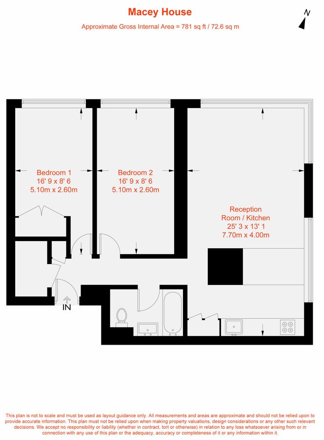 Квартира в Лондоне, Великобритания, 73 м² - фото 12