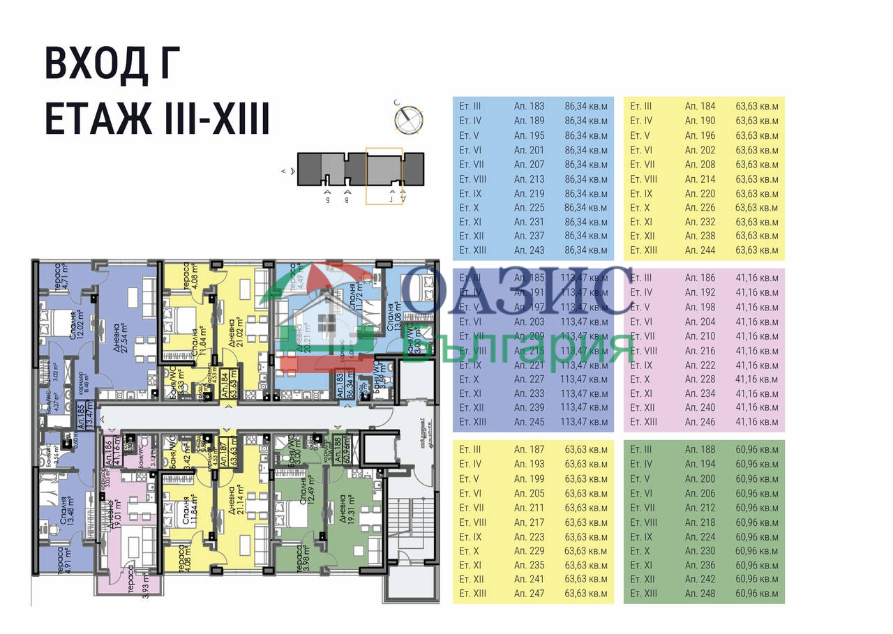 Апартаменты в Бургасе, Болгария, 63.6 м² - фото 16
