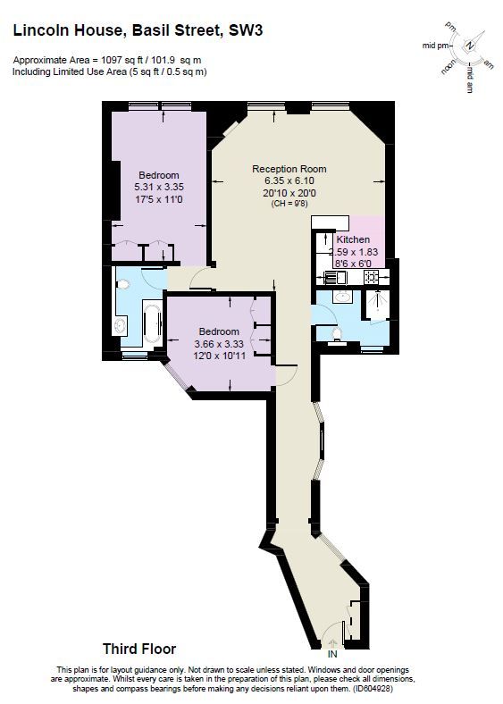 Квартира в Лондоне, Великобритания, 96 м² - фото 13