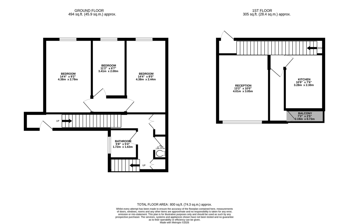 Квартира в Лондоне, Великобритания, 74 м² - фото 14