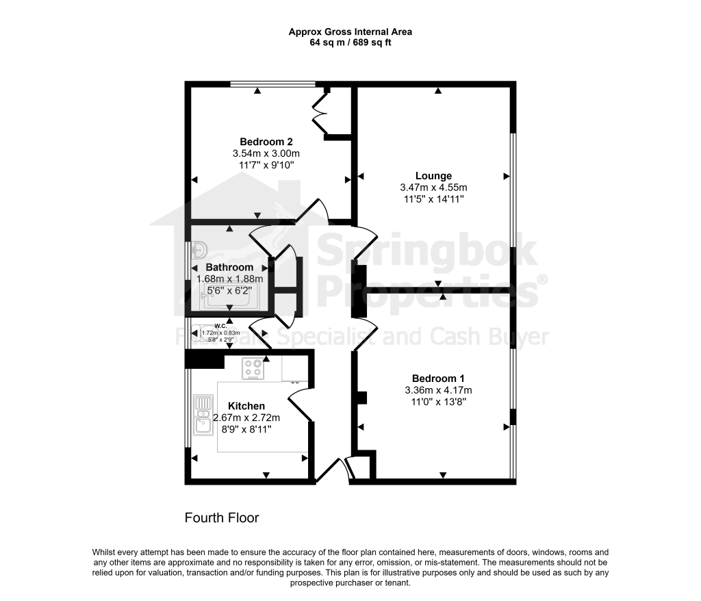 Квартира в Лондоне, Великобритания, 64 м² - фото 14