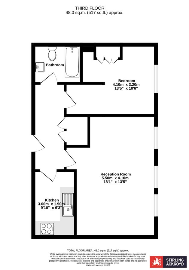 Квартира в Лондоне, Великобритания, 48 м² - фото 14