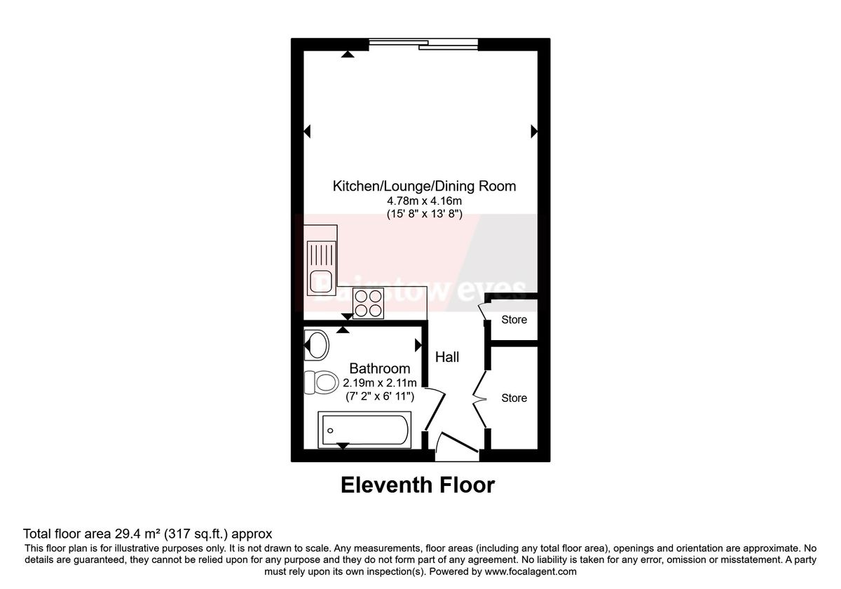 Квартира в Лондоне, Великобритания, 30 м² - фото 16