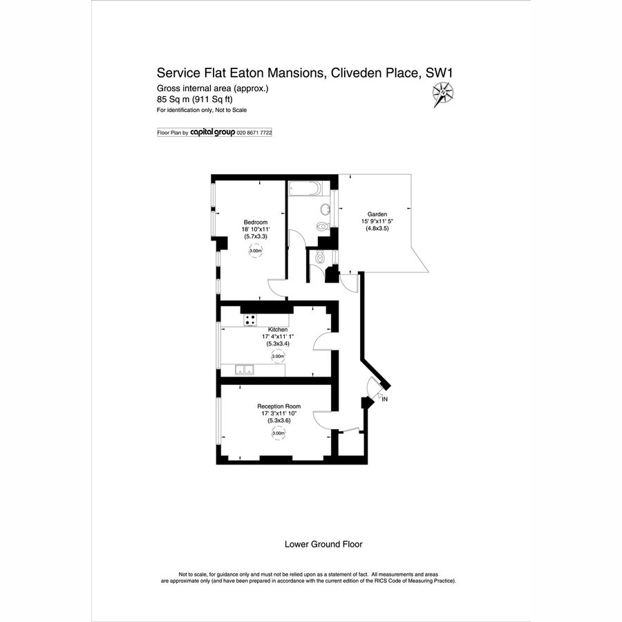 Квартира в Лондоне, Великобритания, 85 м² - фото 17