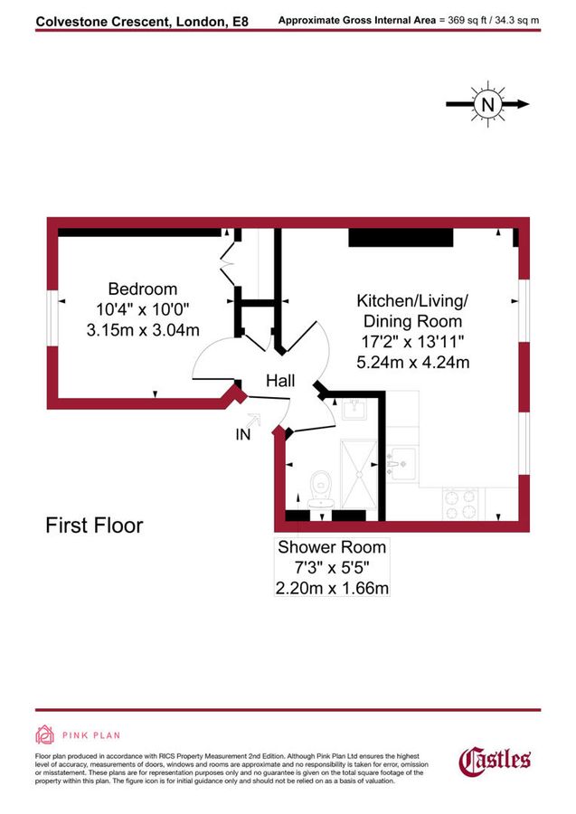 Квартира в Лондоне, Великобритания, 34 м² - фото 19
