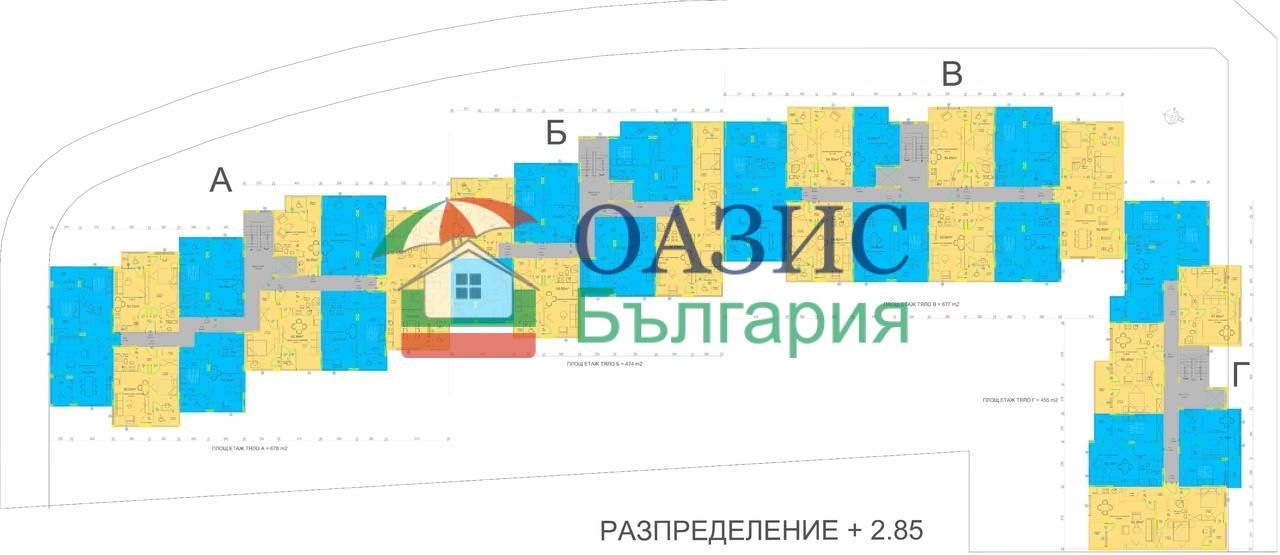 Апартаменты в Бургасе, Болгария, 67.5 м² - фото 17