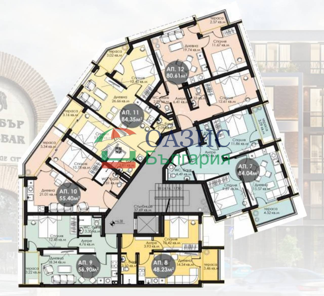Апартаменты в Несебре, Болгария, 145.1 м² - фото 17
