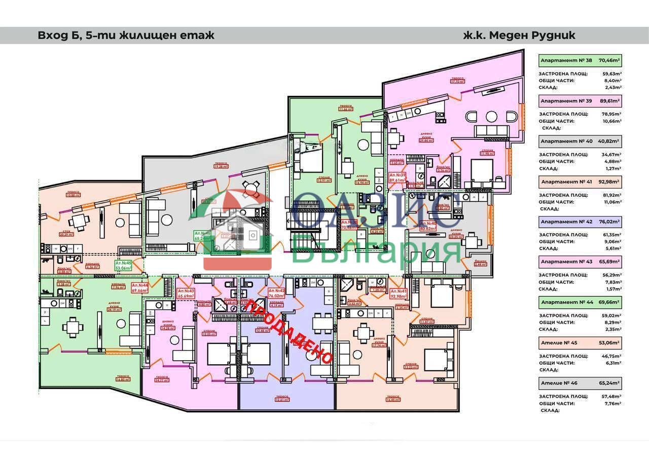 Апартаменты в Бургасе, Болгария, 93 м² - фото 17