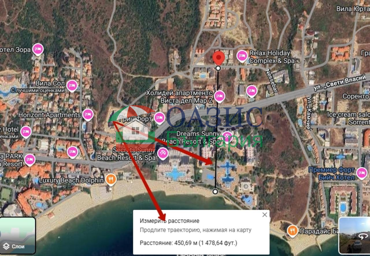 Апартаменты в Святом Власе, Болгария, 72.5 м² - фото 16