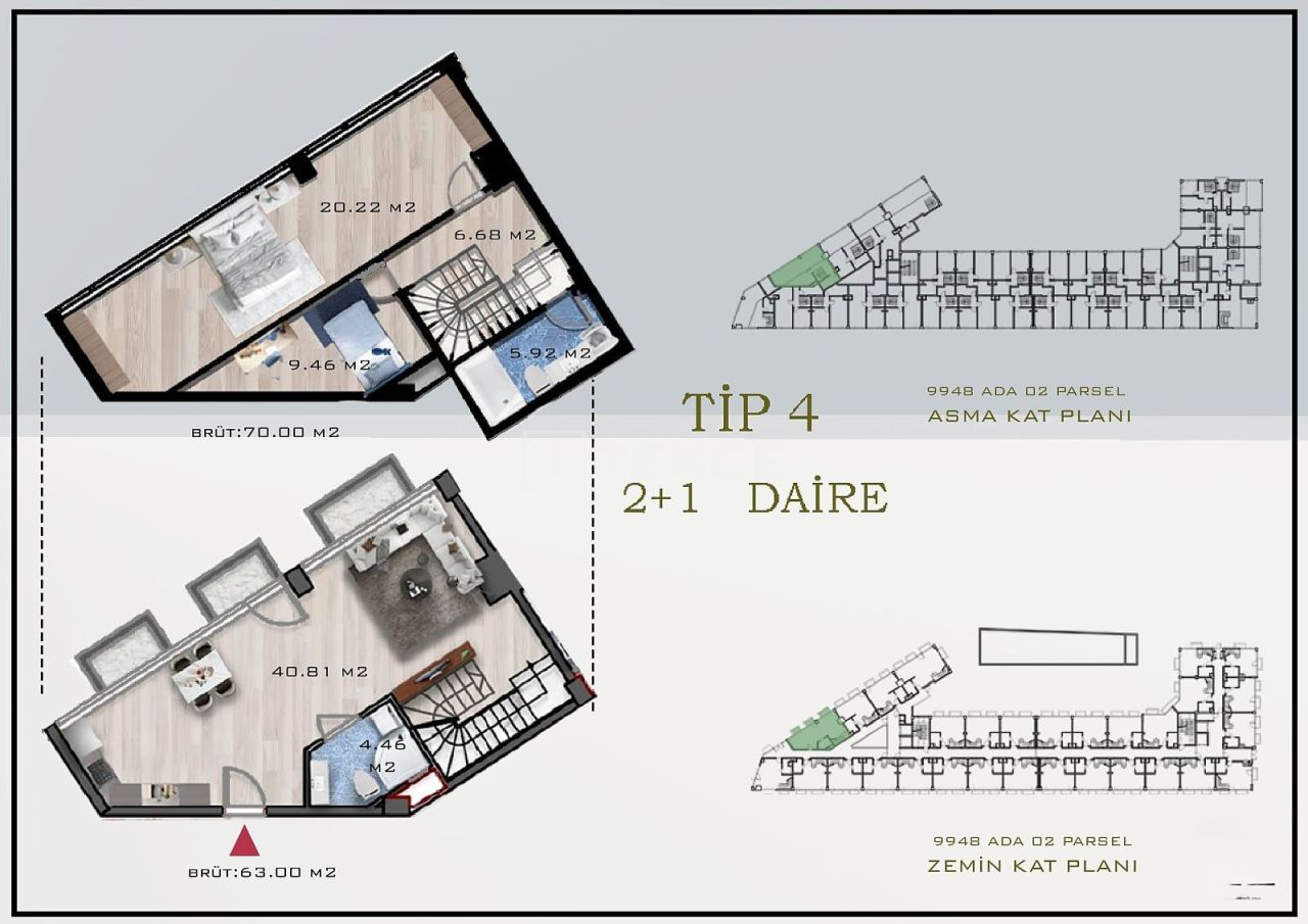 Пентхаус в Анталии, Турция, 85 м² - фото 15