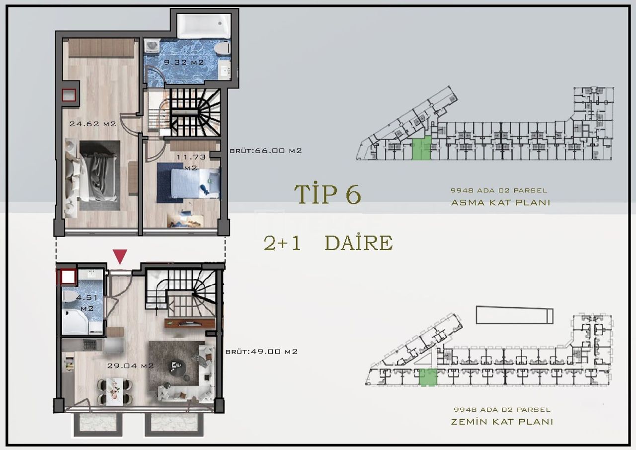 Пентхаус в Анталии, Турция, 85 м² - фото 16