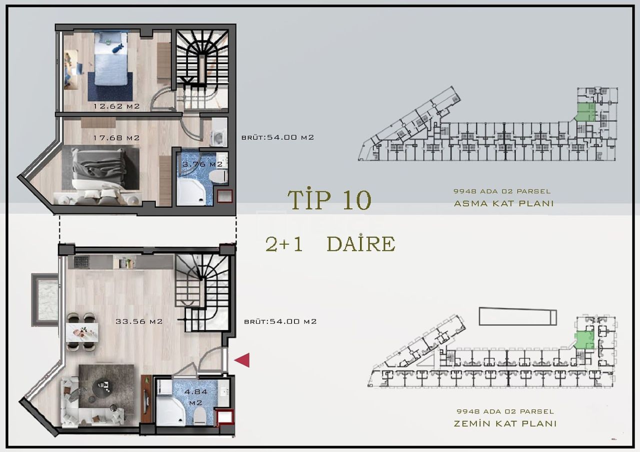 Пентхаус в Анталии, Турция, 85 м² - фото 19