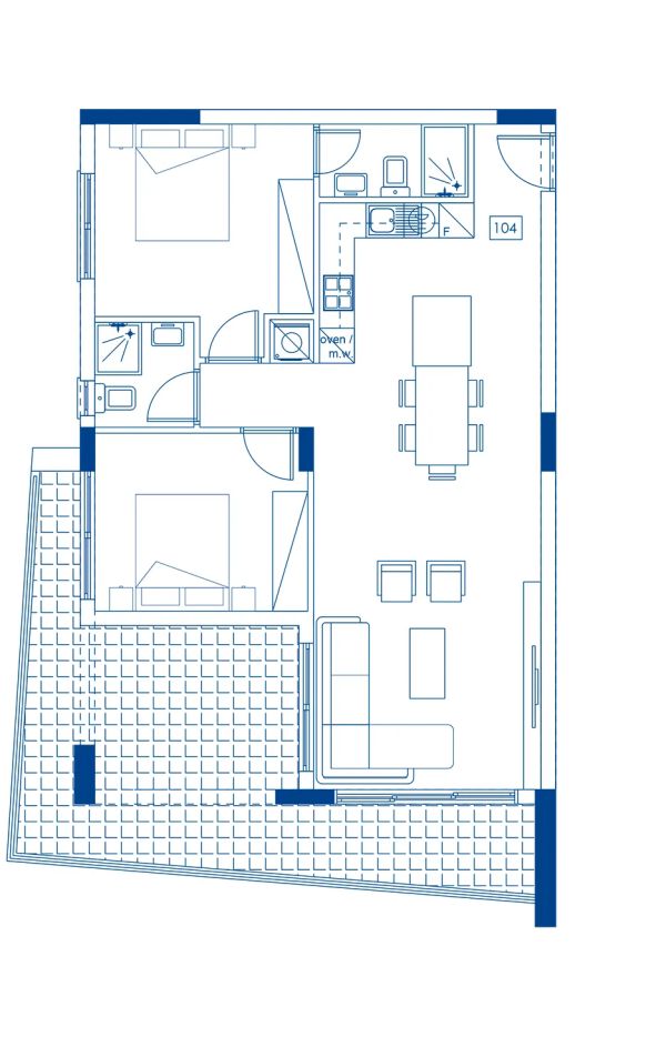 Апартаменты в Пафосе, Кипр, 82 м² - фото 14