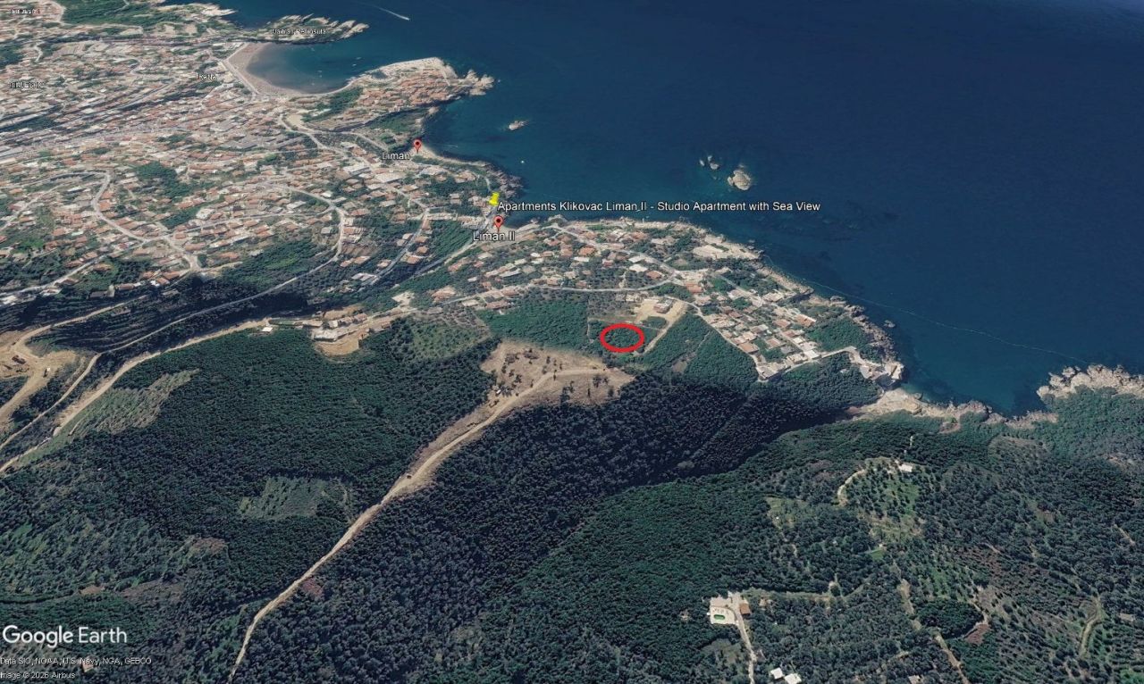 Земля в Улцине, Черногория, 1 142 м² - фото 7