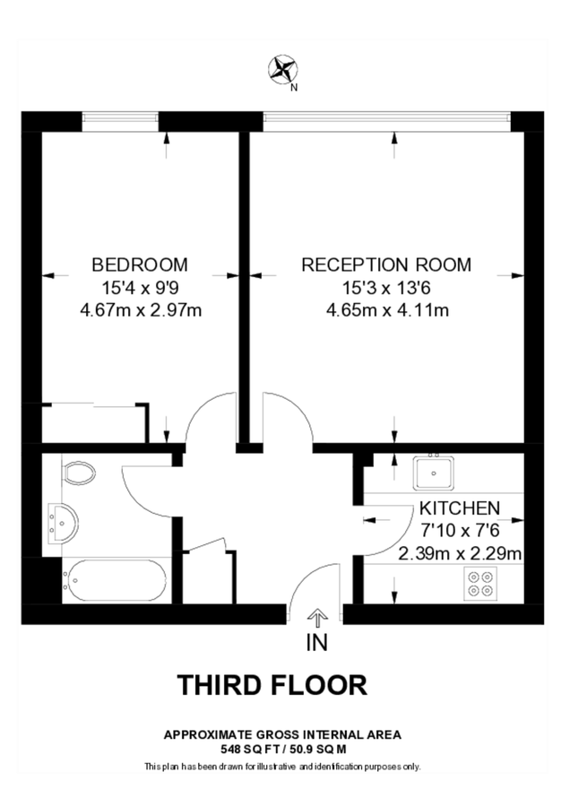 Квартира в Лондоне, Великобритания, 51 м² - фото 8