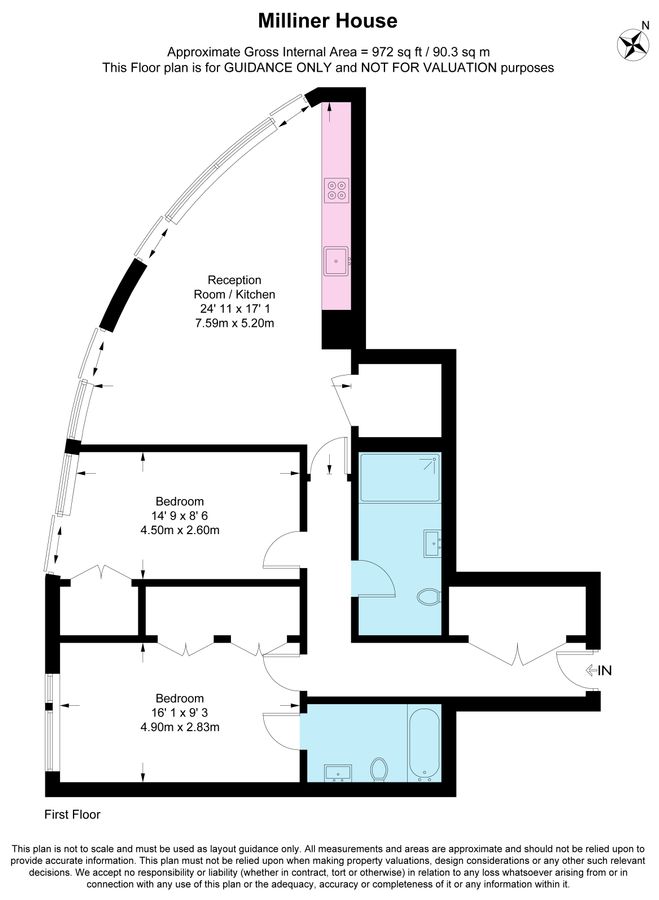 Квартира в Лондоне, Великобритания, 90 м² - фото 9