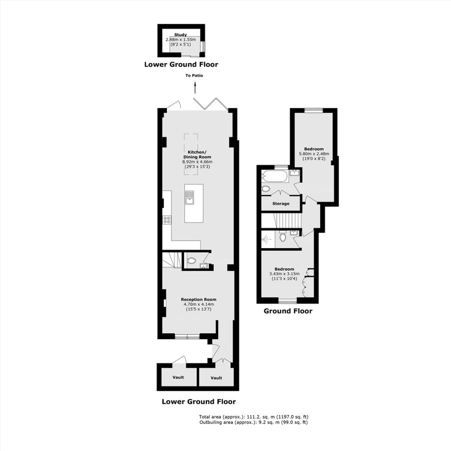 Квартира в Лондоне, Великобритания, 111 м² - фото 9