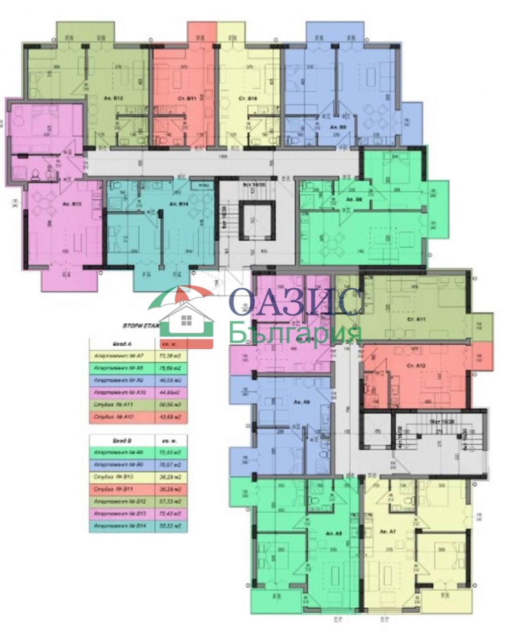 Апартаменты в Несебре, Болгария, 33.4 м² - фото 18