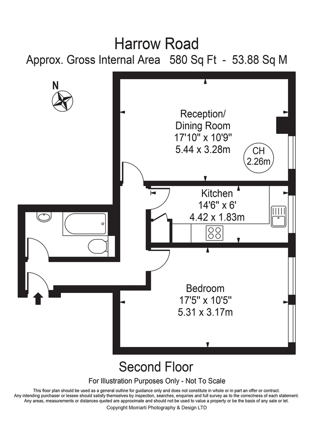 Квартира в Лондоне, Великобритания, 54 м² - фото 10