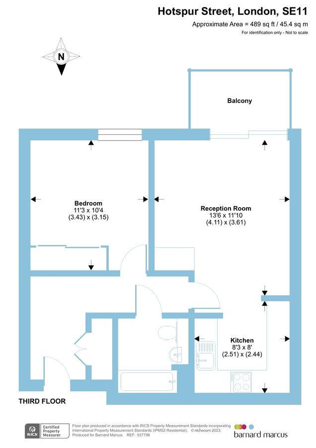 Квартира в Лондоне, Великобритания, 45 м² - фото 12