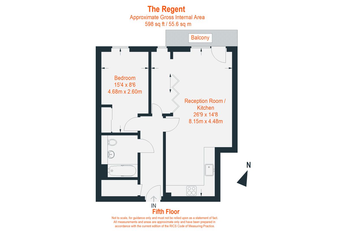 Квартира в Лондоне, Великобритания, 56 м² - фото 11