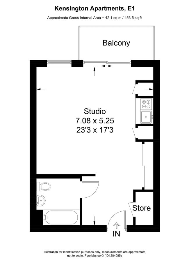 Квартира в Лондоне, Великобритания, 42 м² - фото 13