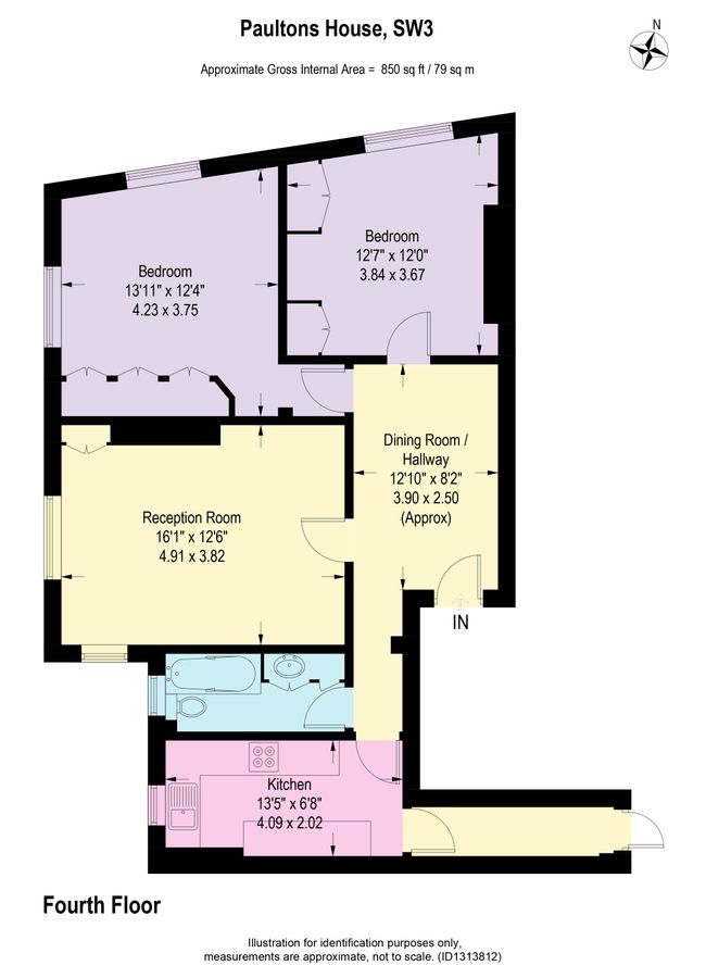 Квартира в Лондоне, Великобритания, 79 м² - фото 13