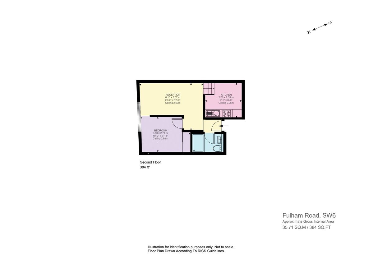 Квартира в Лондоне, Великобритания, 36 м² - фото 14