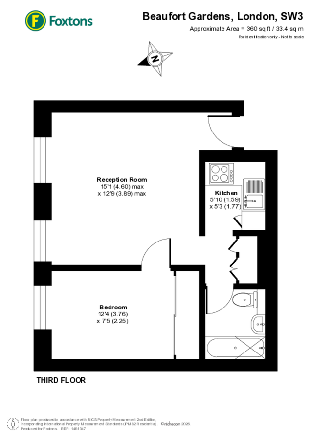Квартира в Лондоне, Великобритания, 33 м² - фото 17