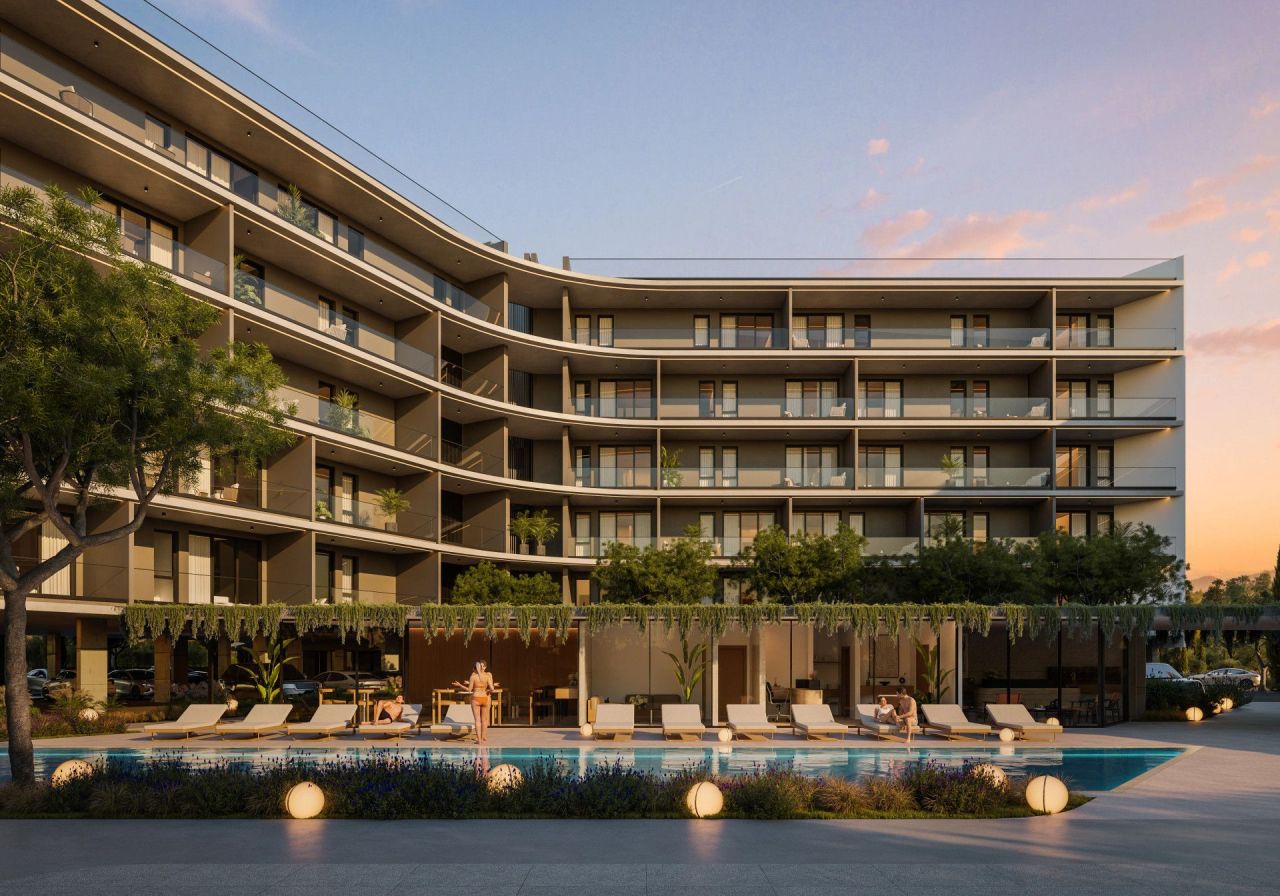 Апартаменты в Като-Полемидии, Кипр, 63 м² - фото 14