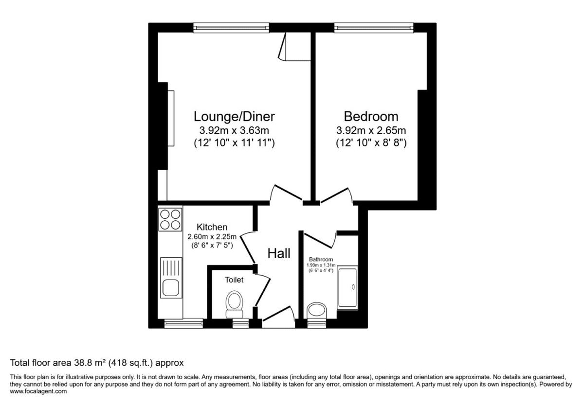 Квартира в Лондоне, Великобритания, 39 м² - фото 10