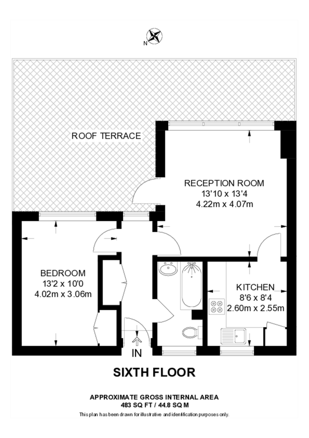 Квартира в Лондоне, Великобритания, 45 м² - фото 13