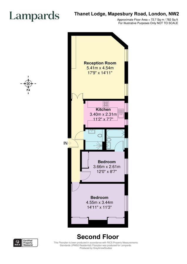 Квартира в Лондоне, Великобритания, 73 м² - фото 16