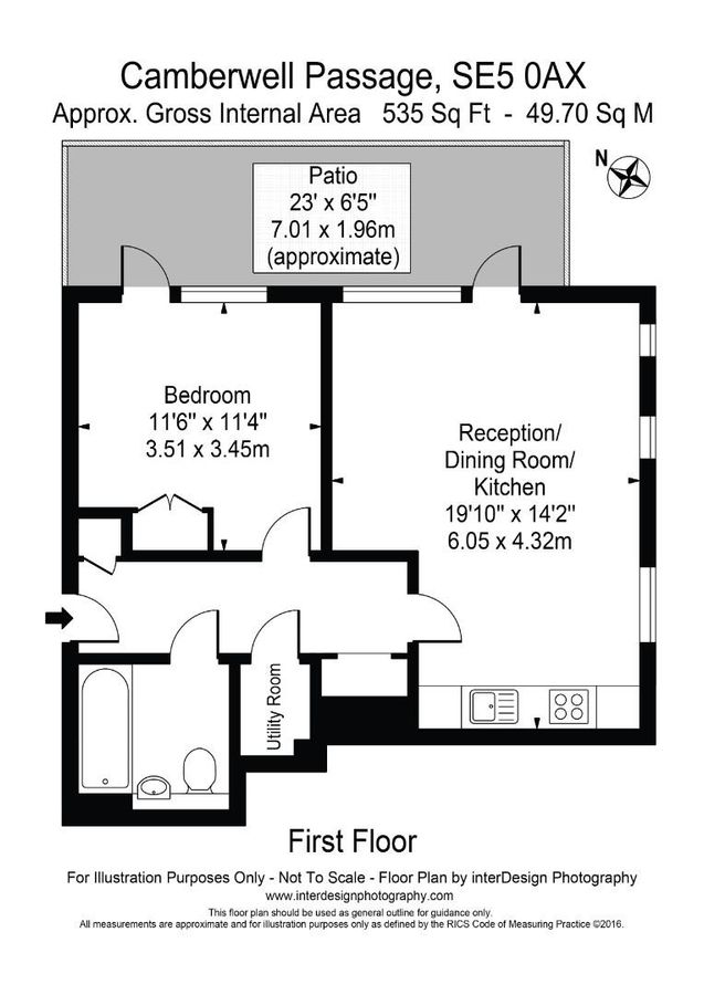 Квартира в Лондоне, Великобритания, 50 м² - фото 18