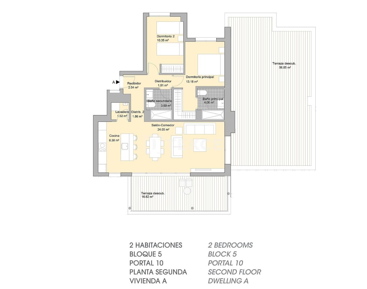 Апартаменты в Касаресе, Испания, 148 м² - фото 9