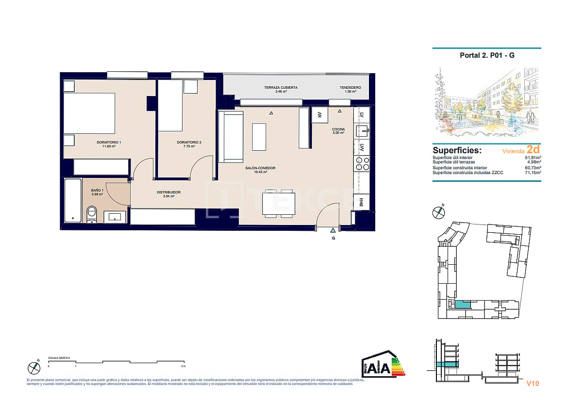 Апартаменты в Аликанте, Испания, 70 м² - фото 12