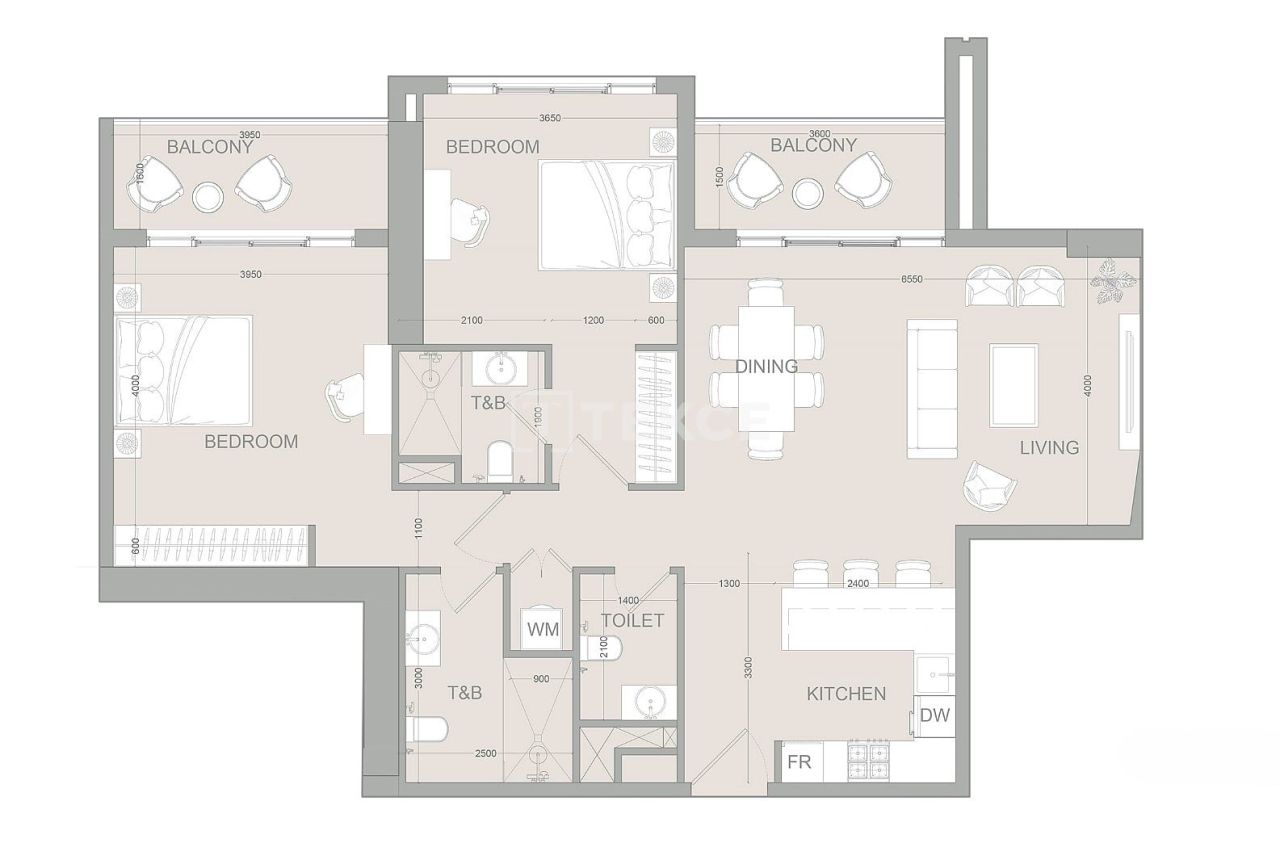Апартаменты в Дубае, ОАЭ, 118 м² - фото 16