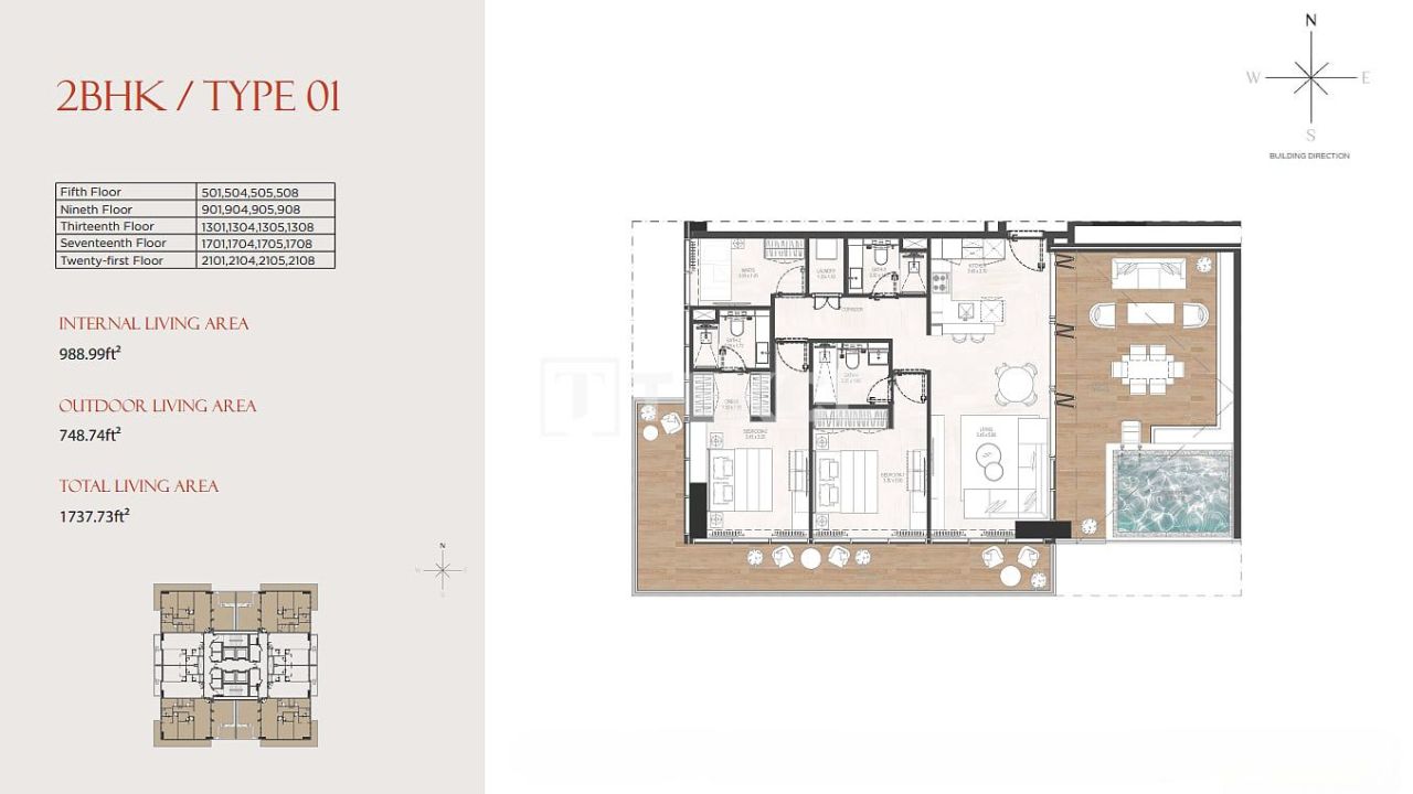 Апартаменты в Дубае, ОАЭ, 162 м² - фото 17
