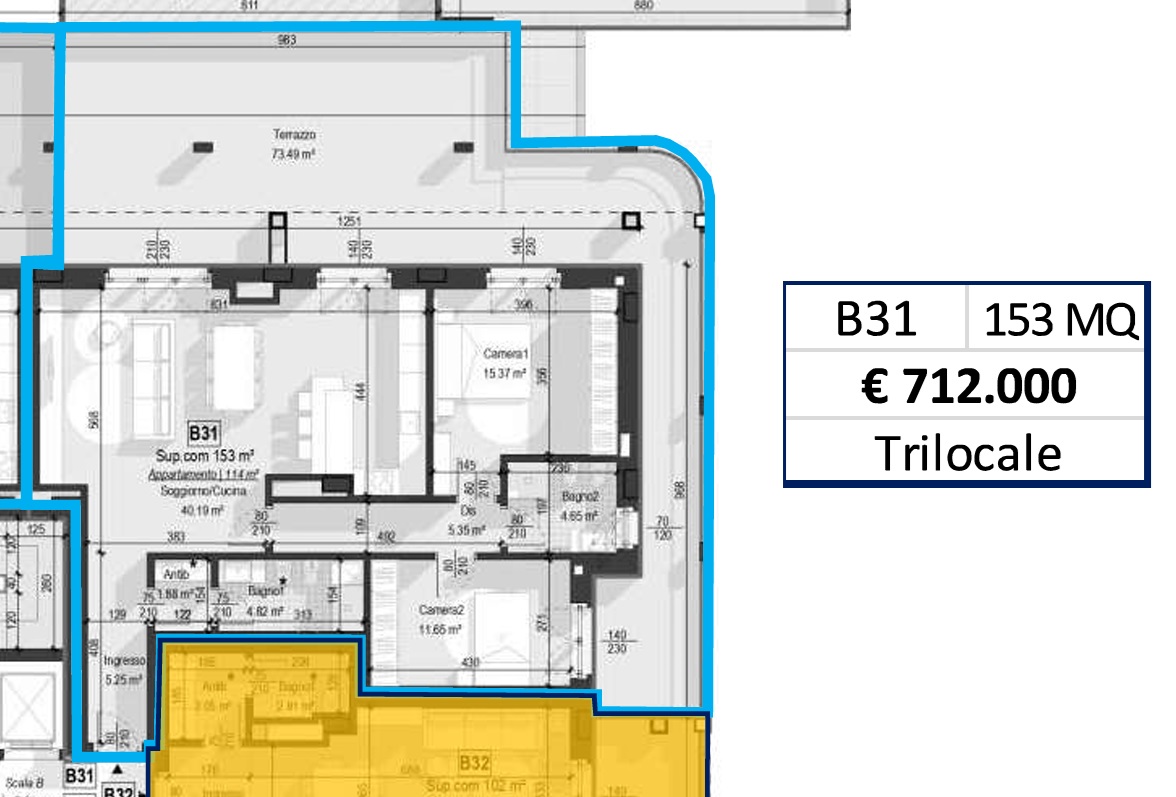 Апартаменты в Турине, Италия, 153 м² - фото 5