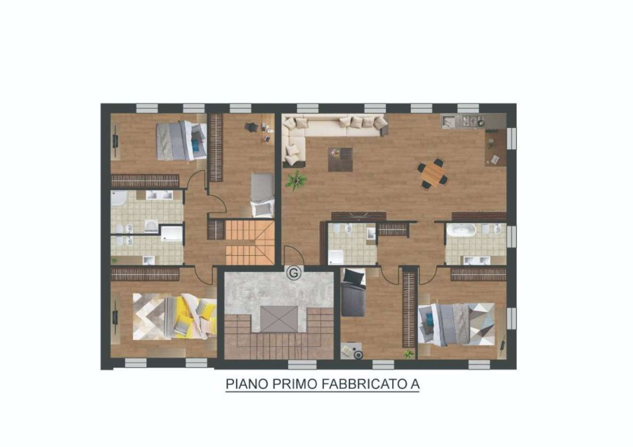 Апартаменты в Модене, Италия, 69 м² - фото 6