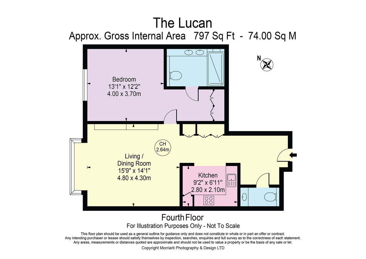 Квартира в Лондоне, Великобритания, 74 м² - фото 8