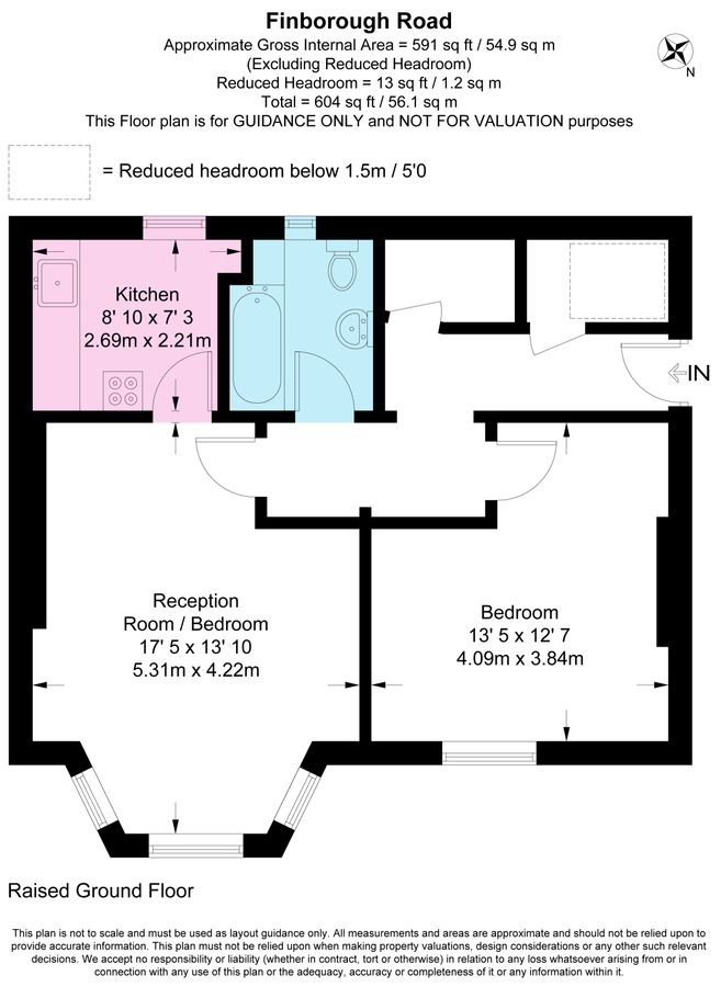 Квартира в Лондоне, Великобритания, 56 м² - фото 9