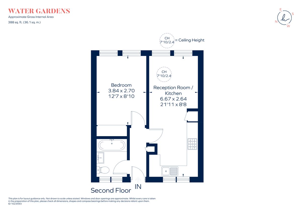 Квартира в Лондоне, Великобритания, 36 м² - фото 9
