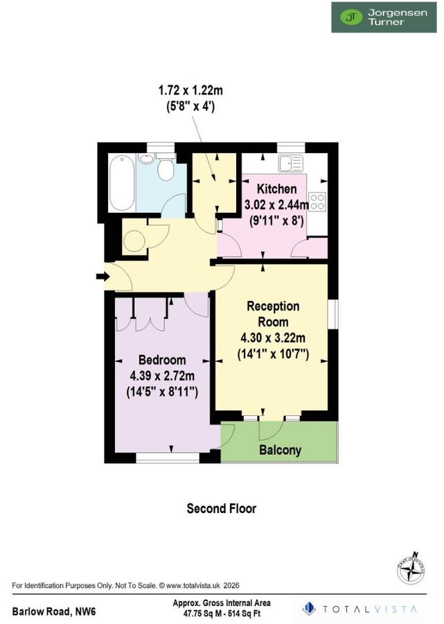 Квартира в Лондоне, Великобритания, 48 м² - фото 11