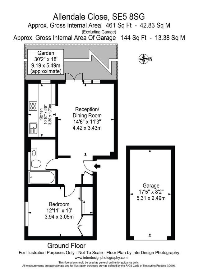 Квартира в Лондоне, Великобритания, 43 м² - фото 15
